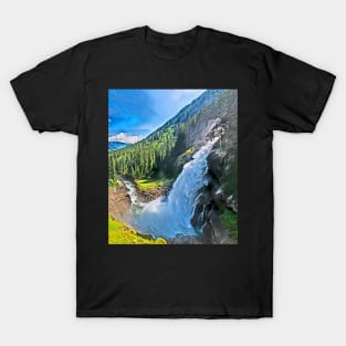 Waterfall In The Forest T-Shirt